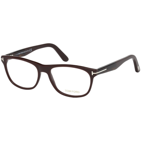 Tom Ford Accessories - Tom Ford Eyeglasses Shiny Dark Brown w/Demo Lens